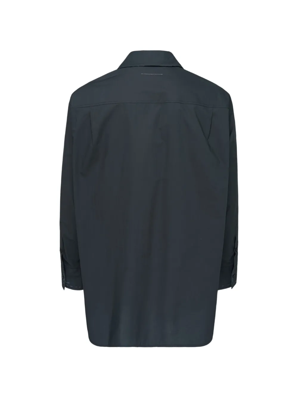 MM6 Maison Margiela cotton poplin shirt Grijs