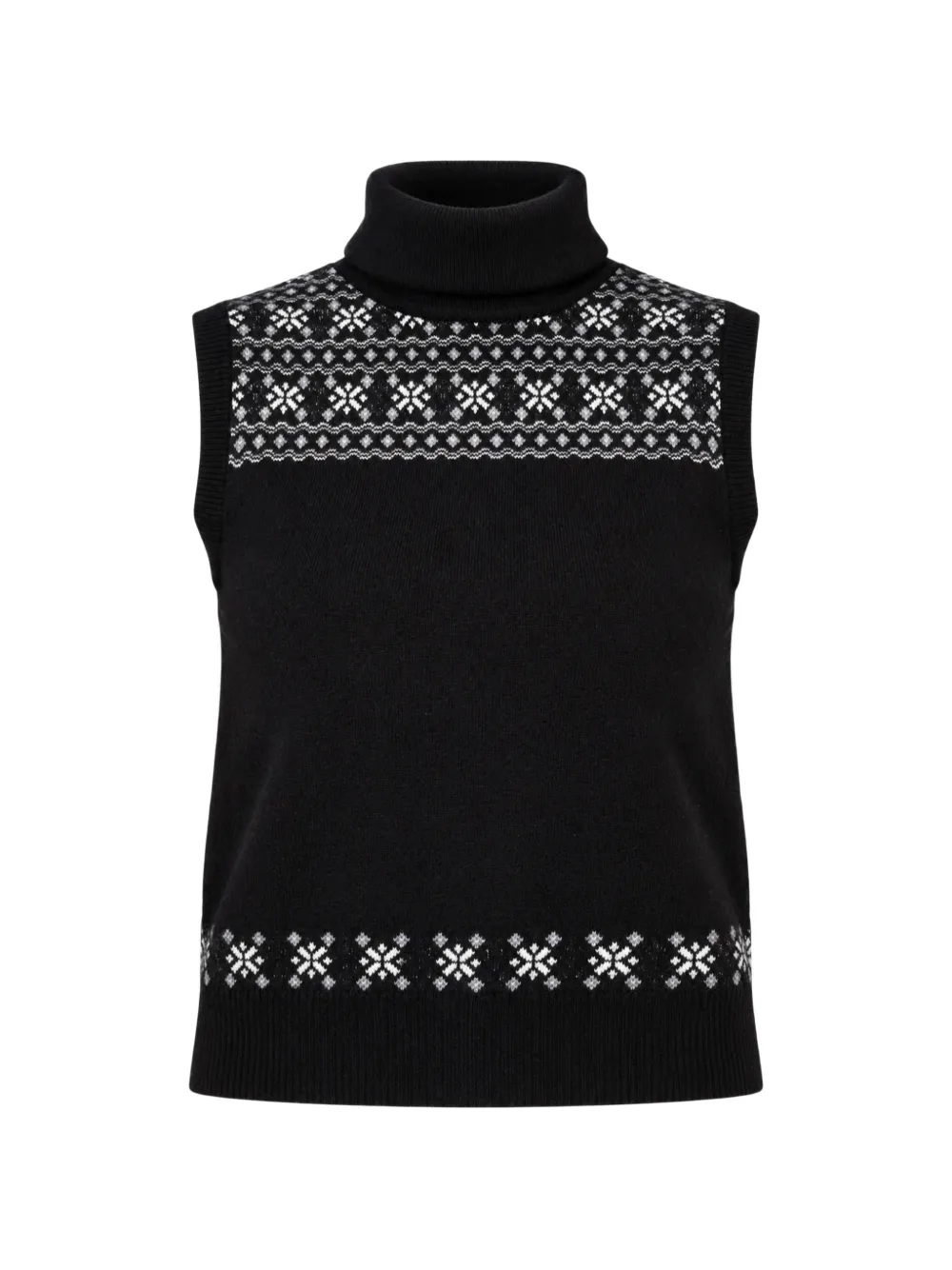 Thom Browne Fair Isle sweater vest Zwart