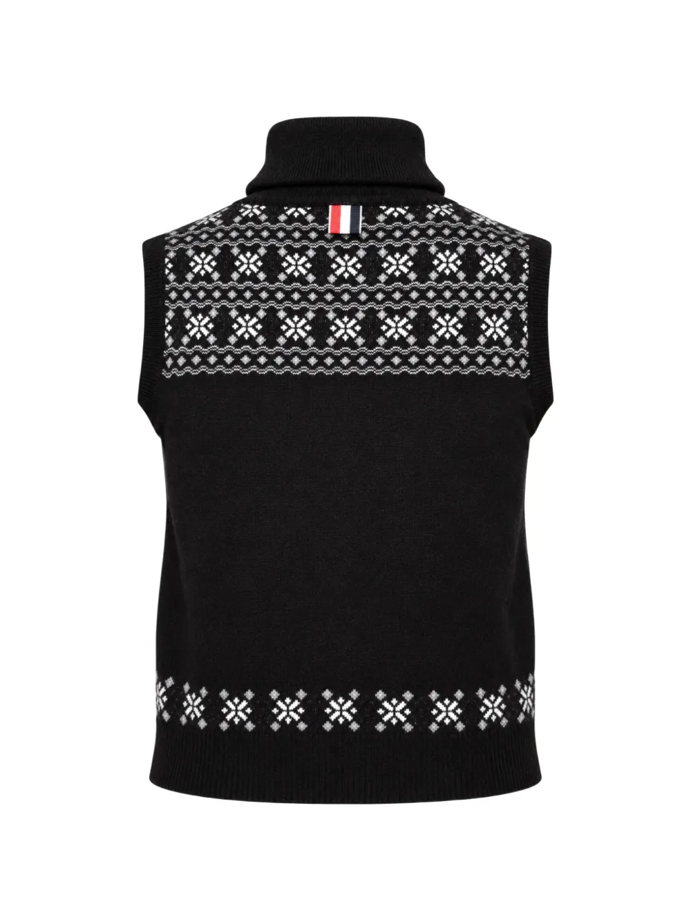 Thom Browne Fair Isle sweater vest Zwart