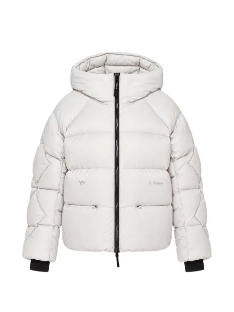 Open YY quilted hooded puffer jacket