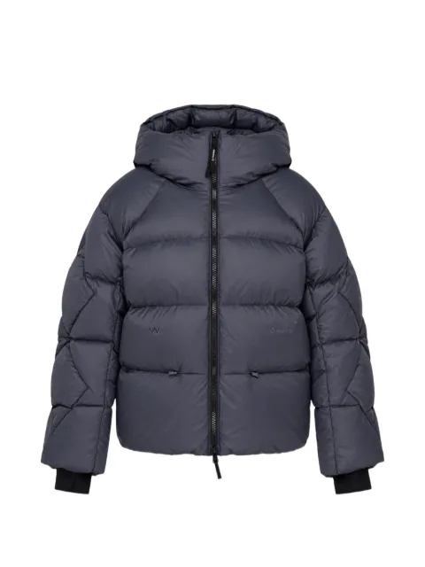 Open YY quilted hooded puffer jacket