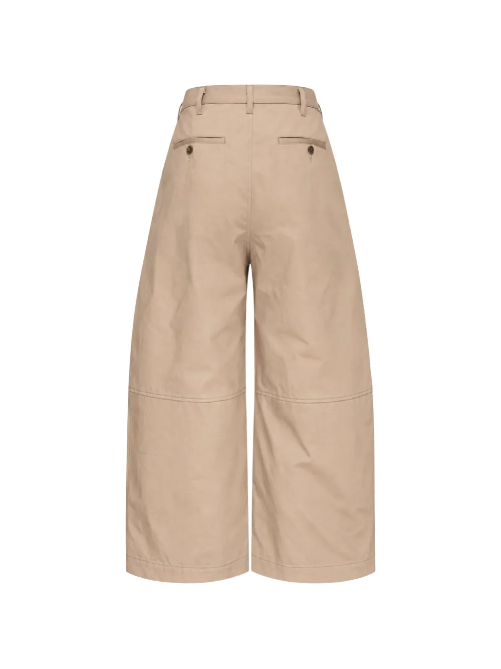 Comme des Garçons Homme pleated panelled trousers Beige
