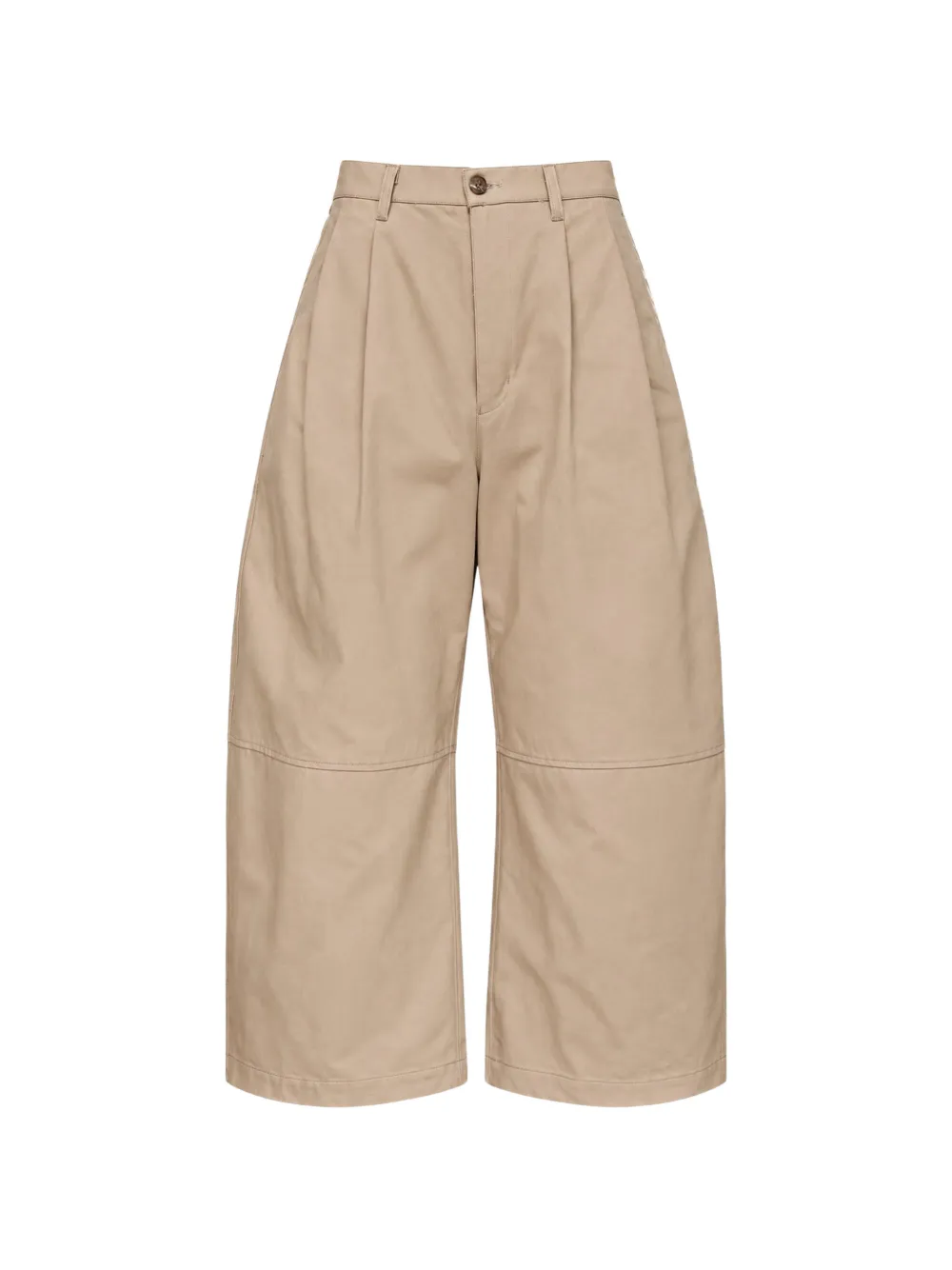 Comme des Garçons Homme pleated panelled trousers Beige