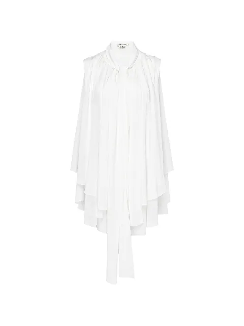 Comme Des Garçons top a capas con moño en el cuello