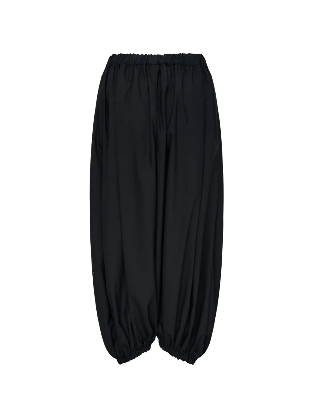 Comme Des Garçons elasticated balloon trousers Zwart