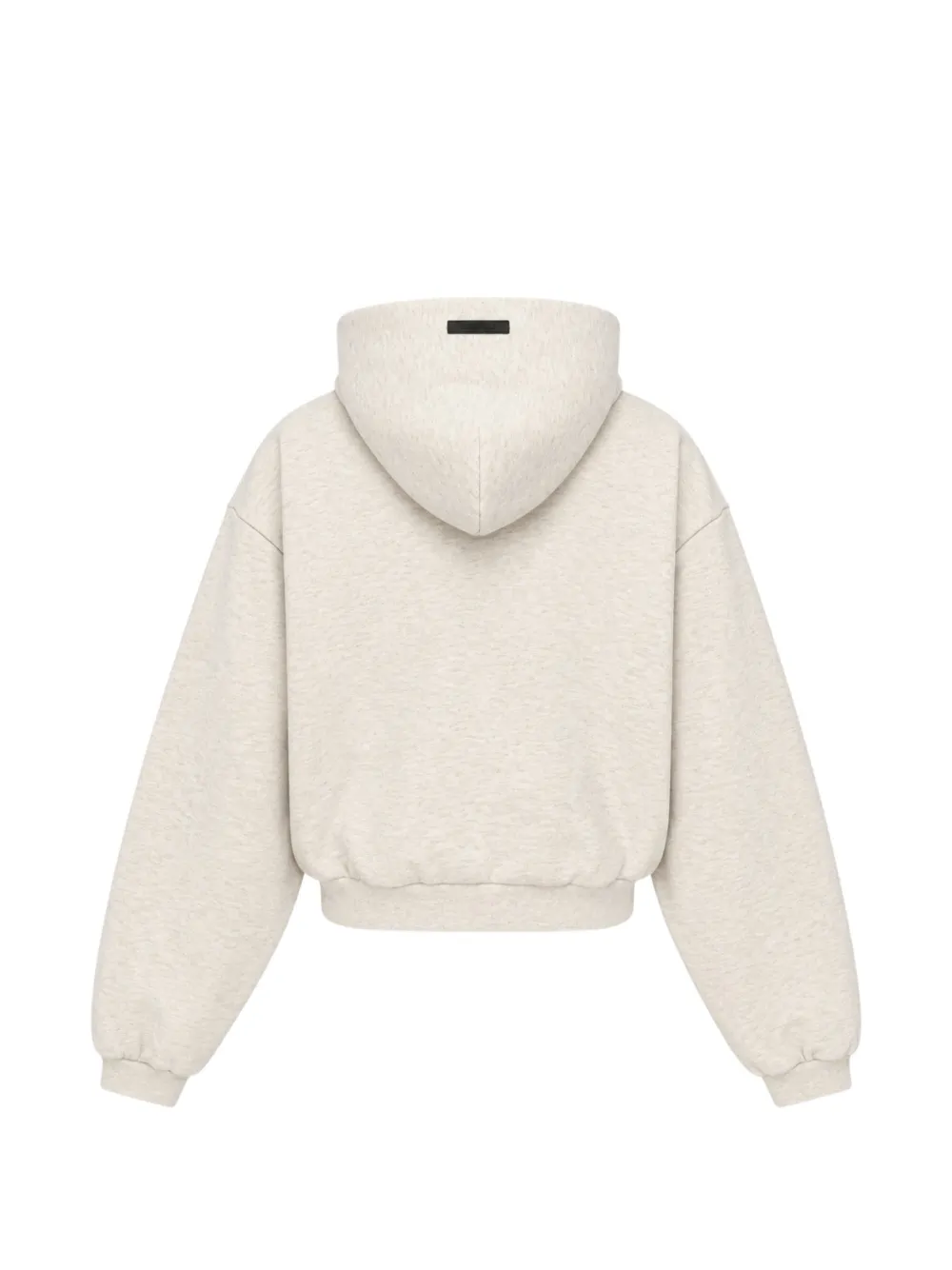 FEAR OF GOD ESSENTIALS modern cropped zip hoodie Grijs