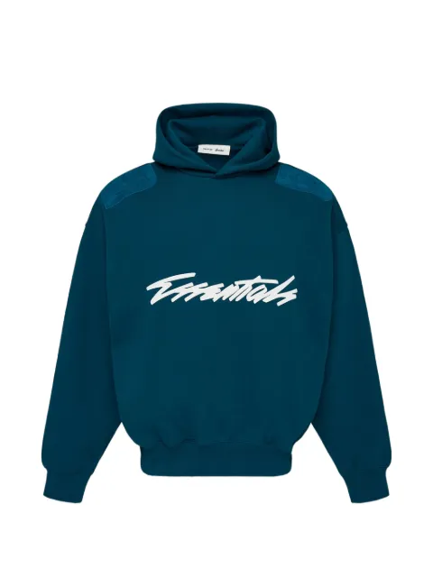 FEAR OF GOD ESSENTIALS classic half raglan hoodie