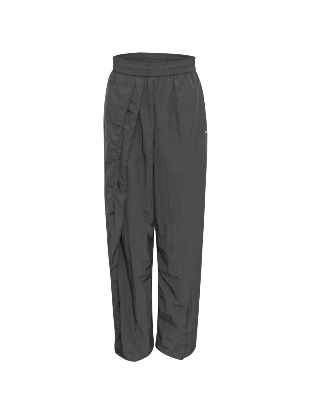 BONBOM wrap-front track pants - Grigio