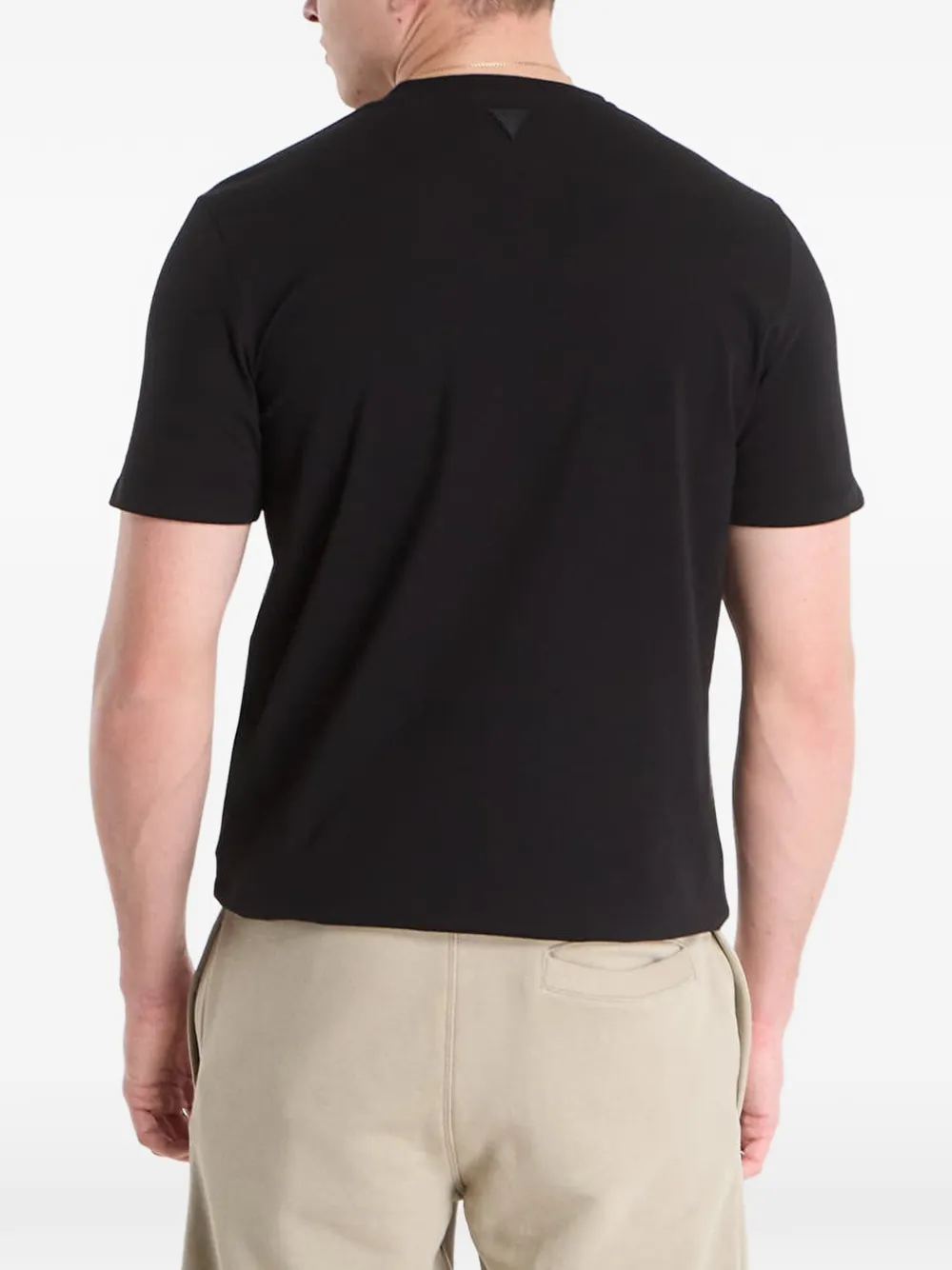 GUESS USA printed logo T-shirt Zwart