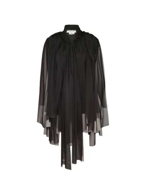 Comme Des Garçons sheer layered blouse
