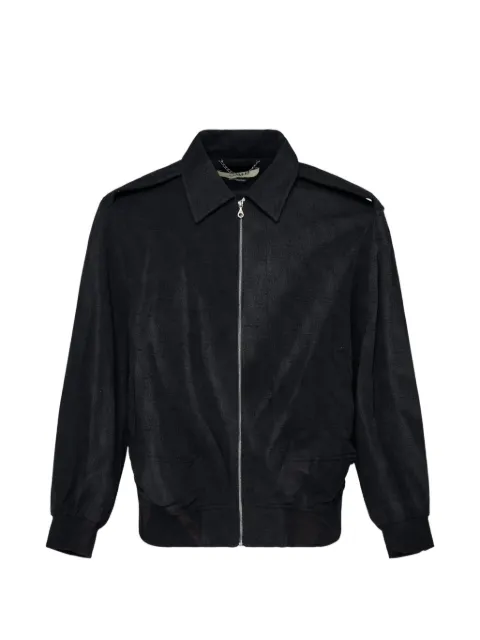 JiyongKim sun-bleached epaulette jacket