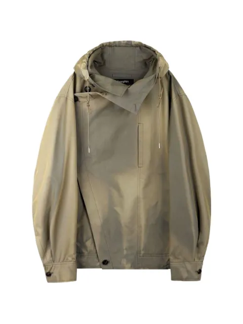 JiyongKim sun-faded hooded jacket