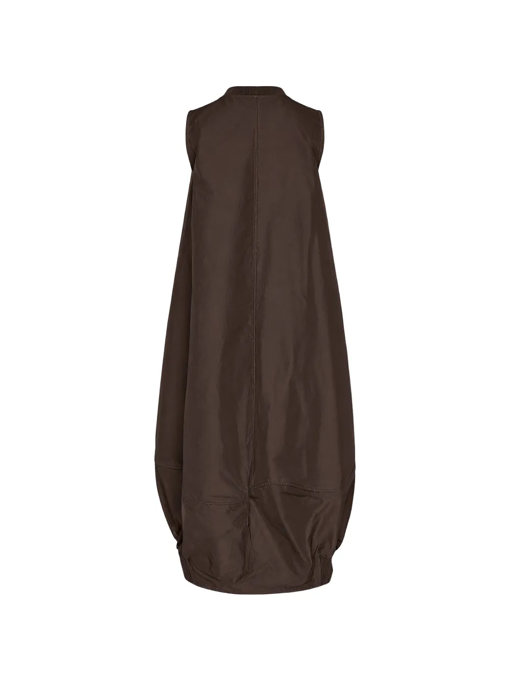 Melitta Baumeister sleeveless cocoon-silhouette midi dress Bruin