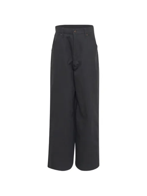 BONBOM Back Box Pleats wide-leg trousers