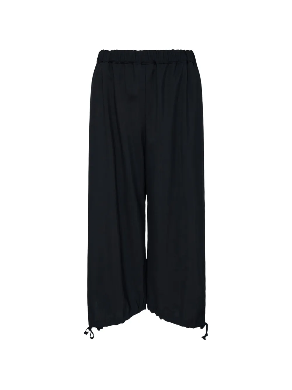 Comme Des Garçons Girl drawstring-hem trousers Zwart
