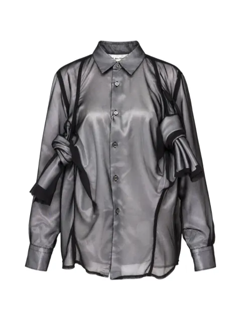 Comme Des Garçons シアーパネル ノットシャツ