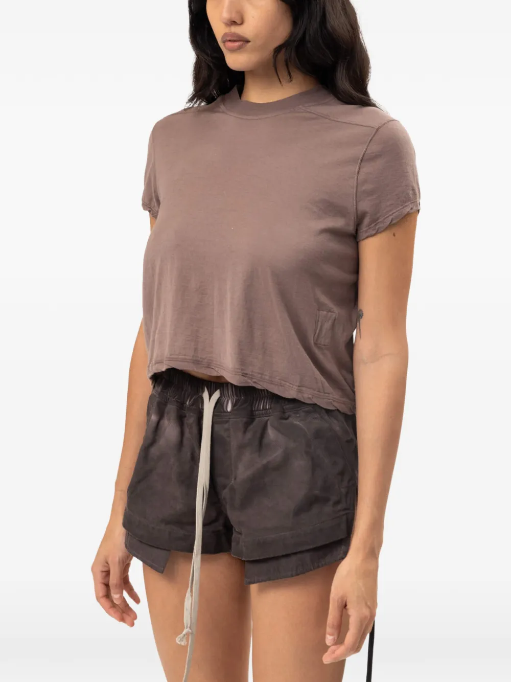 Rick Owens DRKSHDW Level T-shirt Bruin