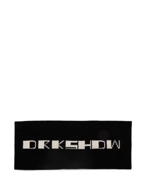 Rick Owens DRKSHDW logo-embroidered headband
