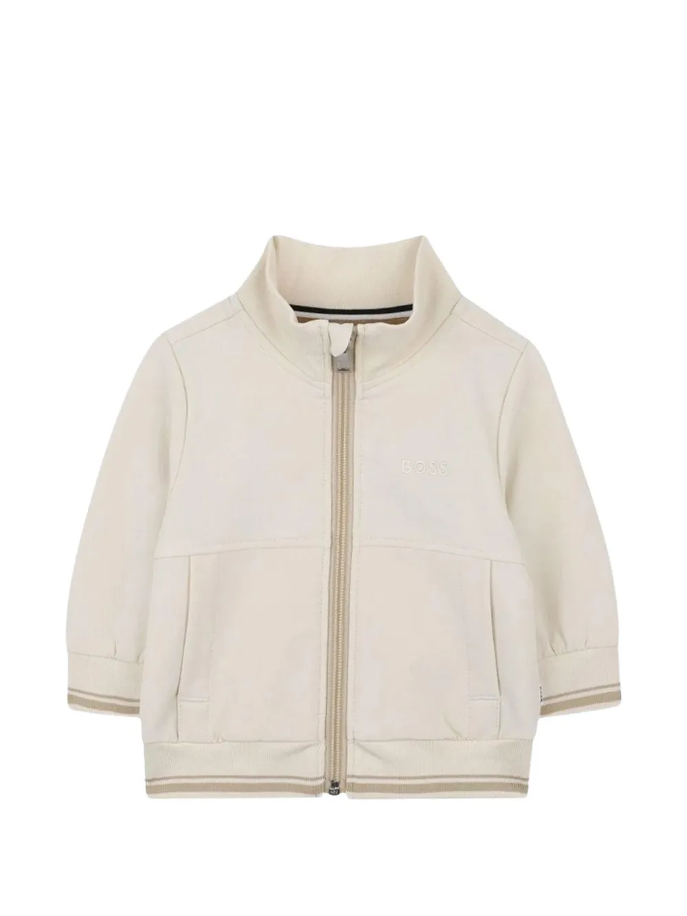 BOSS Kidswear Felpa con zip - Toni neutri