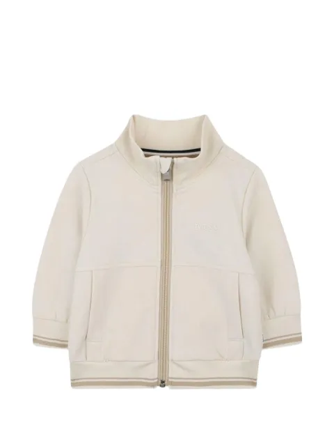 BOSS Kidswear zip-up sweatshirt