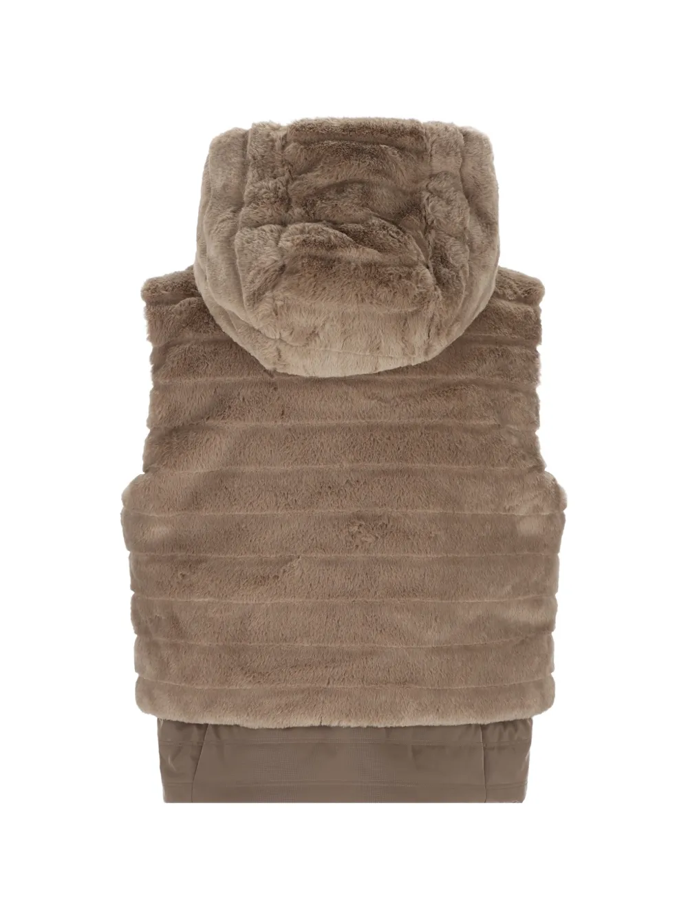 BOGNER Manda faux-fur gilet Bruin