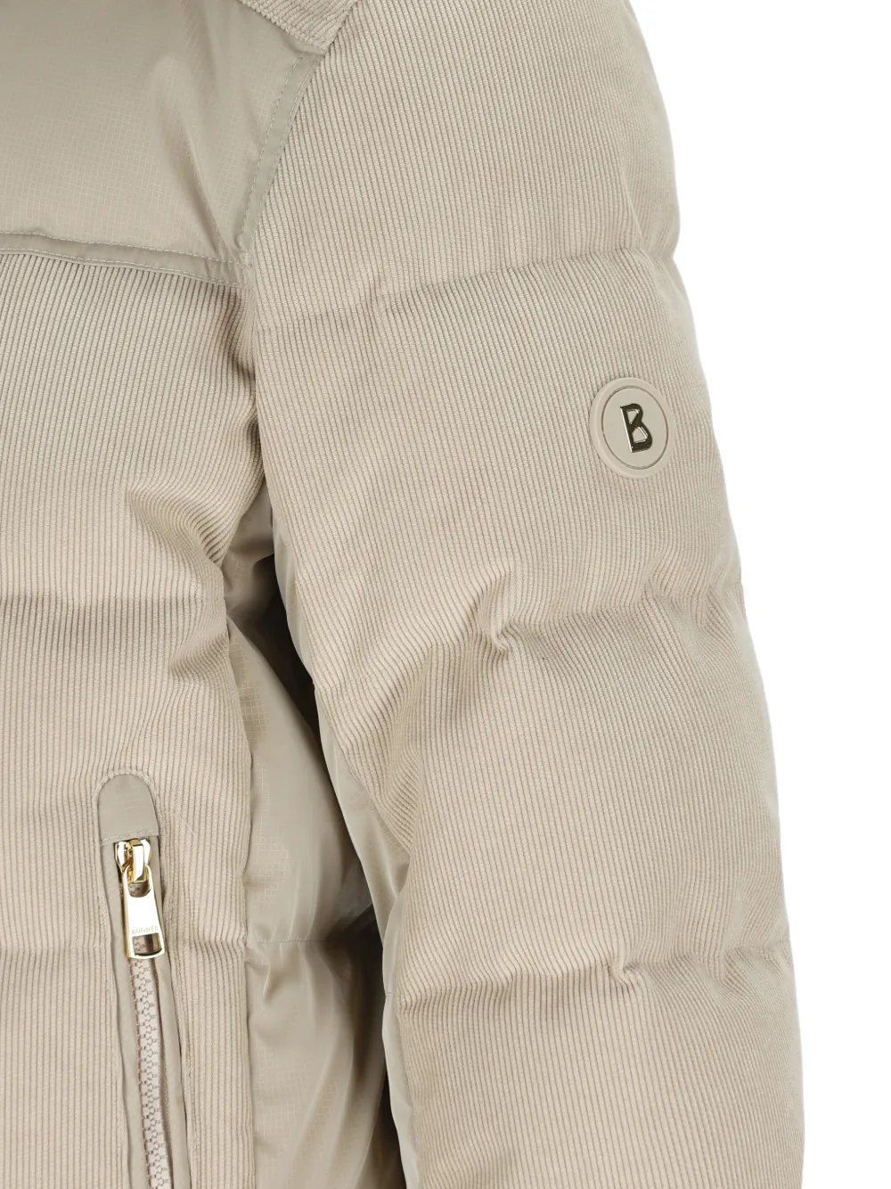 BOGNER Minu Cord padded puffer jacket Beige