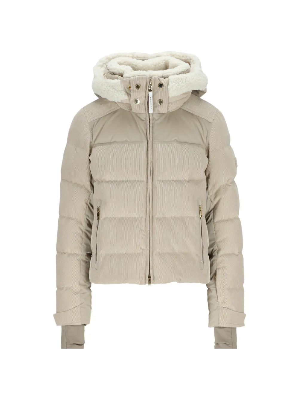 BOGNER Minu Cord padded puffer jacket Beige