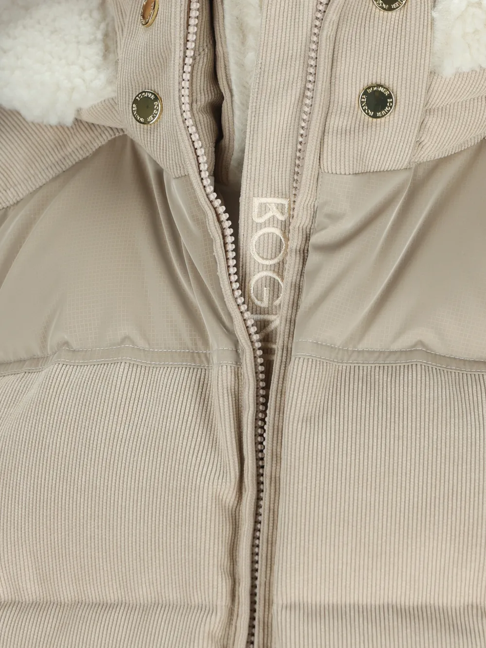 BOGNER Minu Cord padded puffer jacket Beige