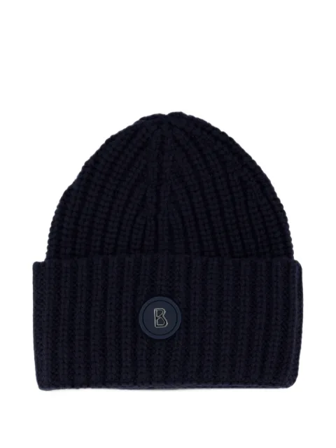 BOGNER Kilian ribbed-knit beanie hat