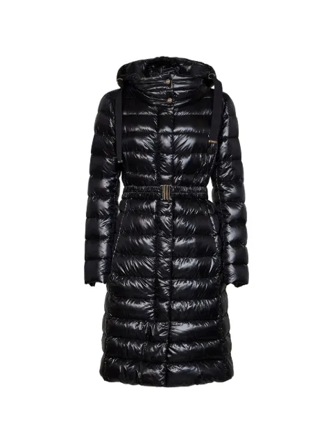 Herno belted quilted coat