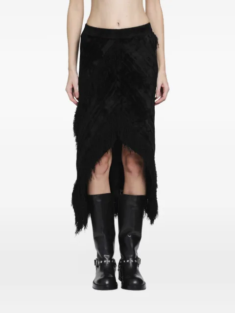 YA YI Giselle fringe skirt
