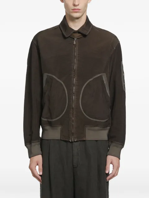 Massimo Osti Studio zip-up Harrington shirt jacket