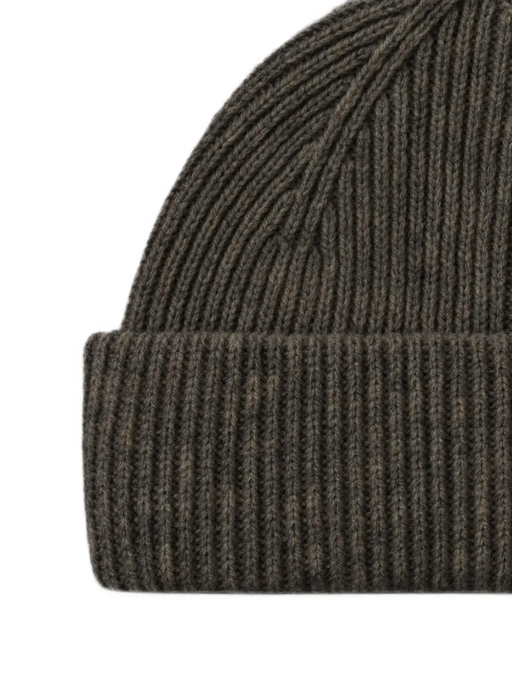 SELECTED Mason ribbed beanie hat Groen