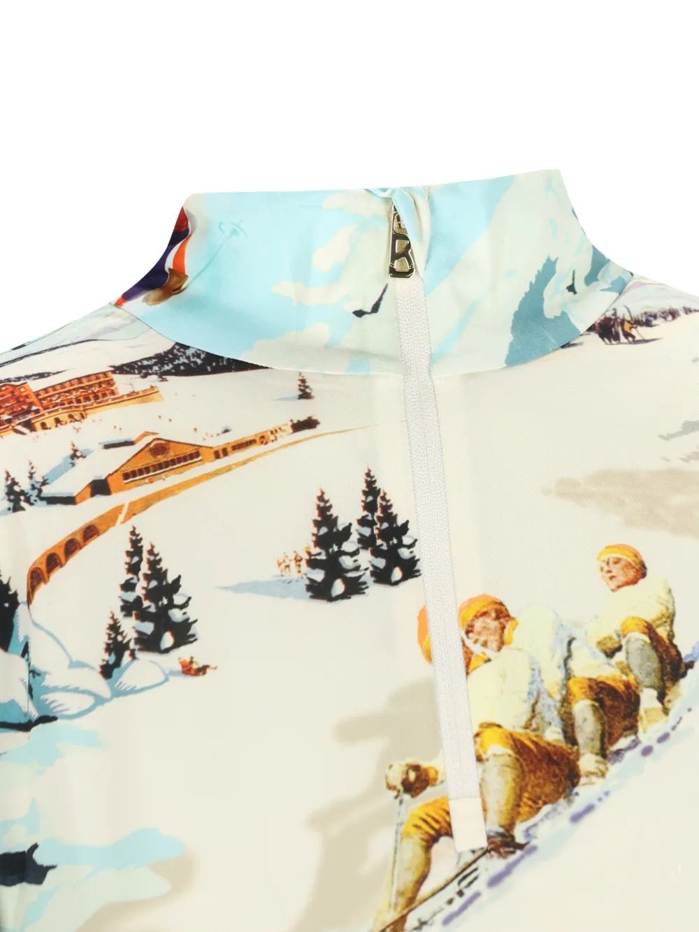 BOGNER graphic-print Beline sweater Beige