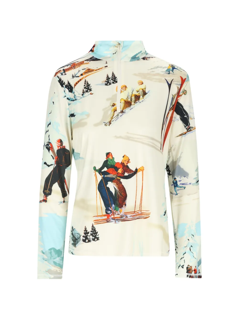 BOGNER graphic-print Beline sweater Beige