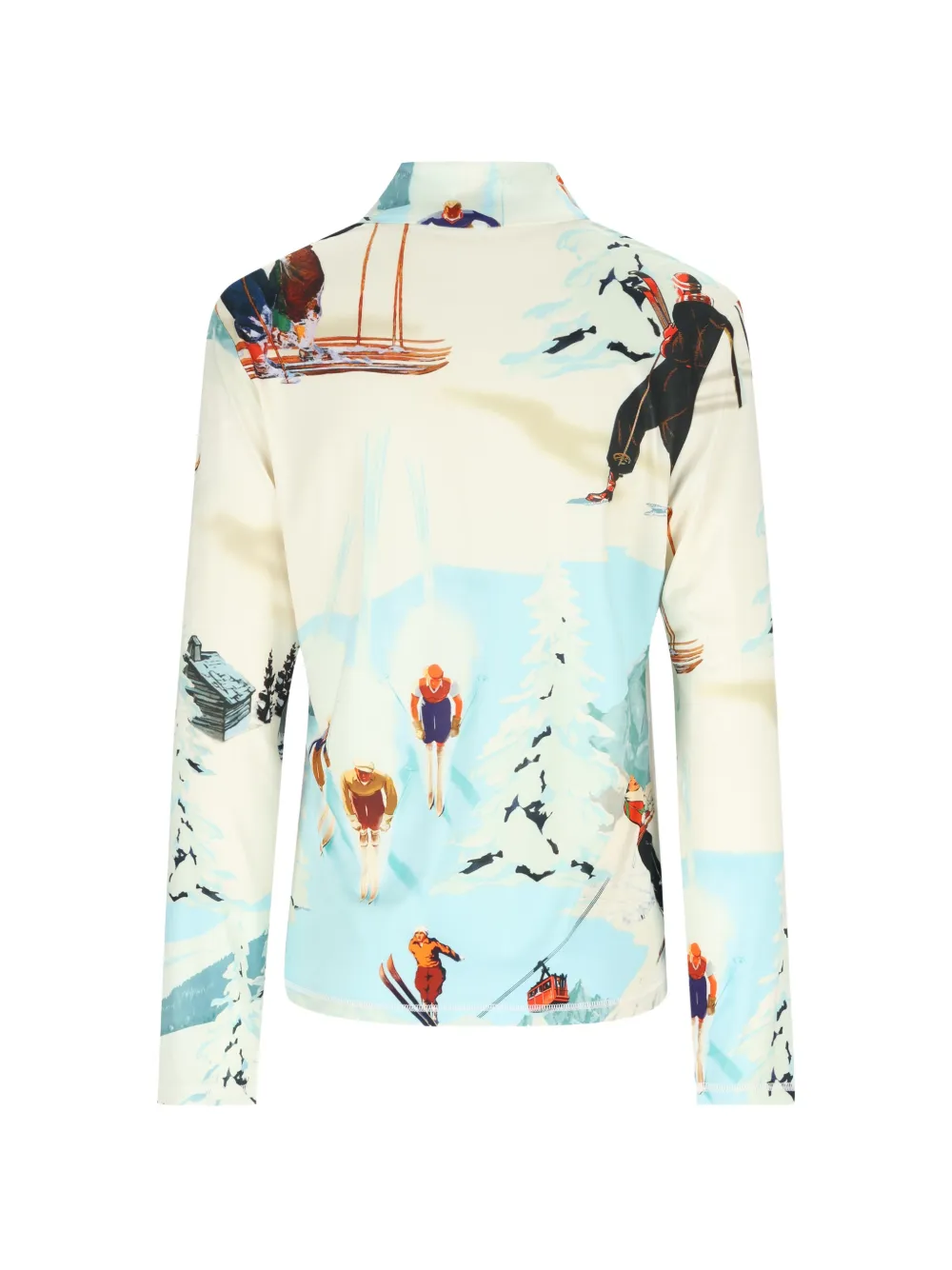 BOGNER graphic-print Beline sweater Beige