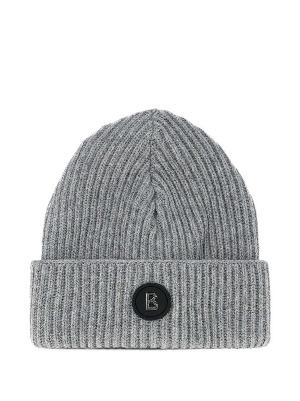 BOGNER Gustav's ribbed-knit beanie hat Grijs