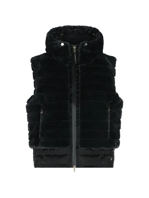 BOGNER Manda faux-fur ripstop-trimmed gilet