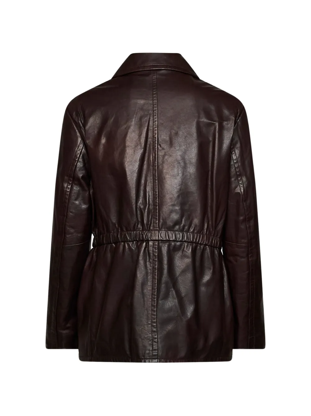 Weekend Max Mara leather biker jacket Bruin