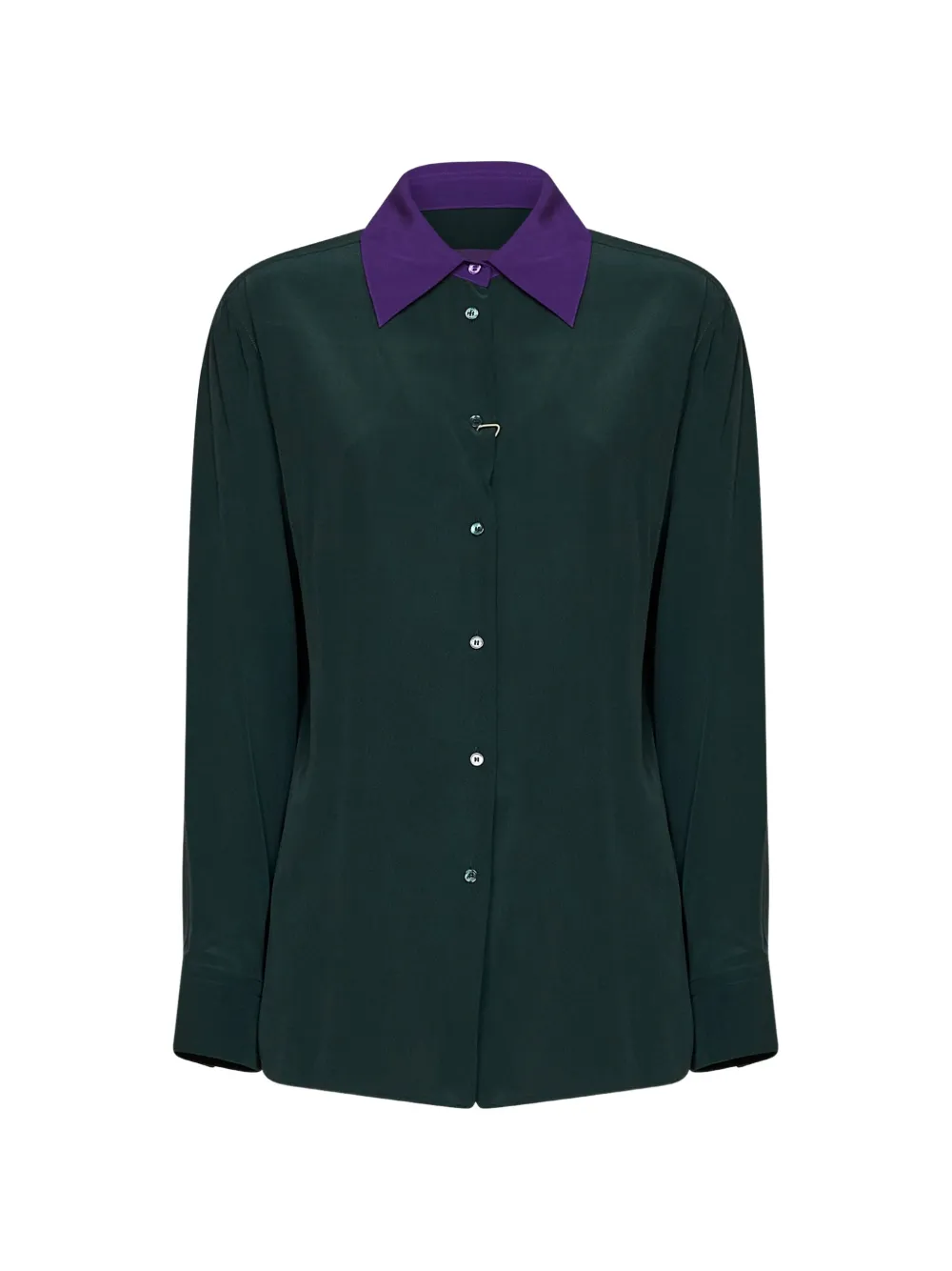 Weekend Max Mara silk crepe de chine shirt - Grün