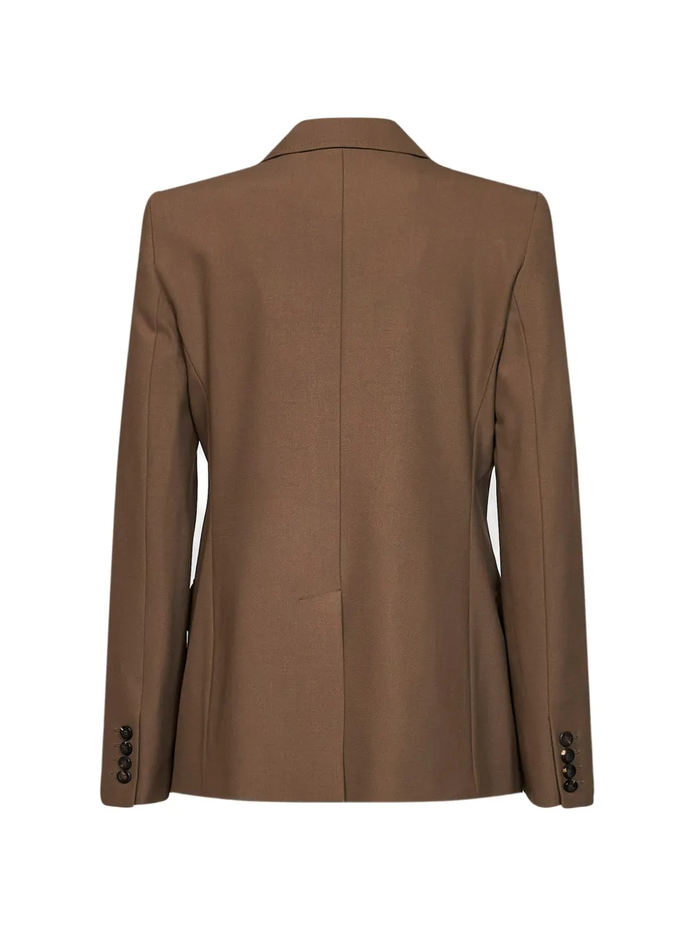 Max Mara double-breasted peak-lapel jacket Bruin