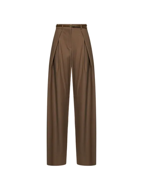 Max Mara belted pleated trousers