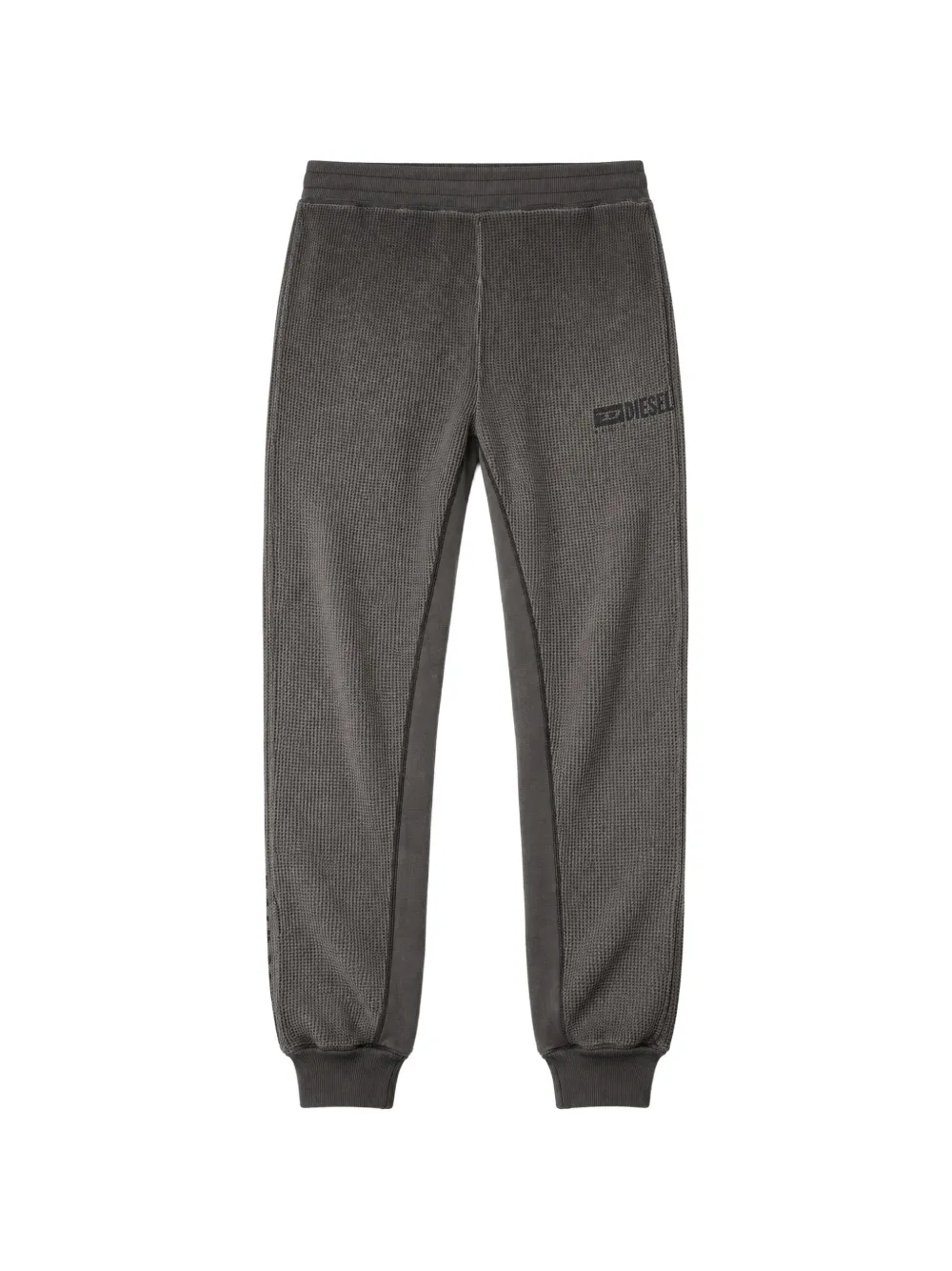 Diesel logo-print track pants - Grigio