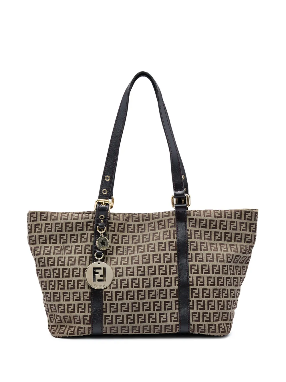 Fendi Pre-Owned 2010-2026 Zucchino Canvas Superstar tote bag - Nude