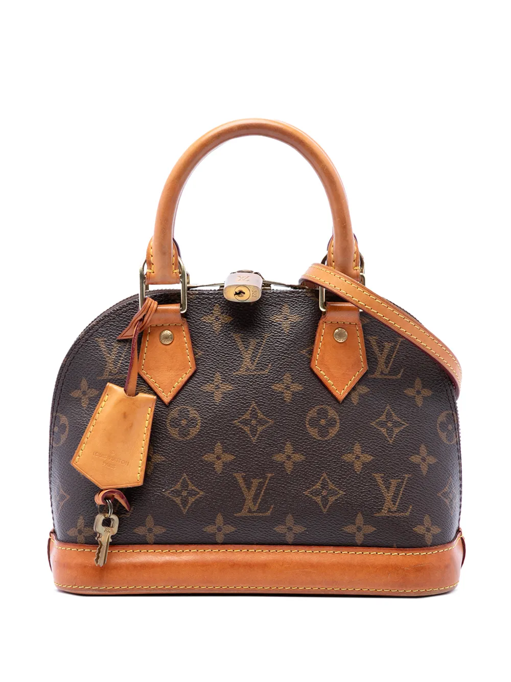 Louis Vuitton Pre-Owned 2017 Monogram Alma BB satchel - Brown