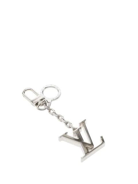 Louis Vuitton Pre-Owned 2009 Stainless Steel LV Initials Holder And Bag Charm key chain