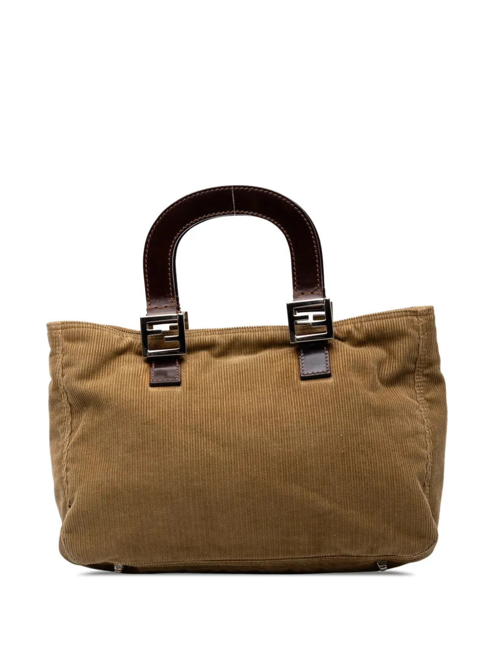 Fendi Pre-Owned 20th Century Corduroy handbag - Braun