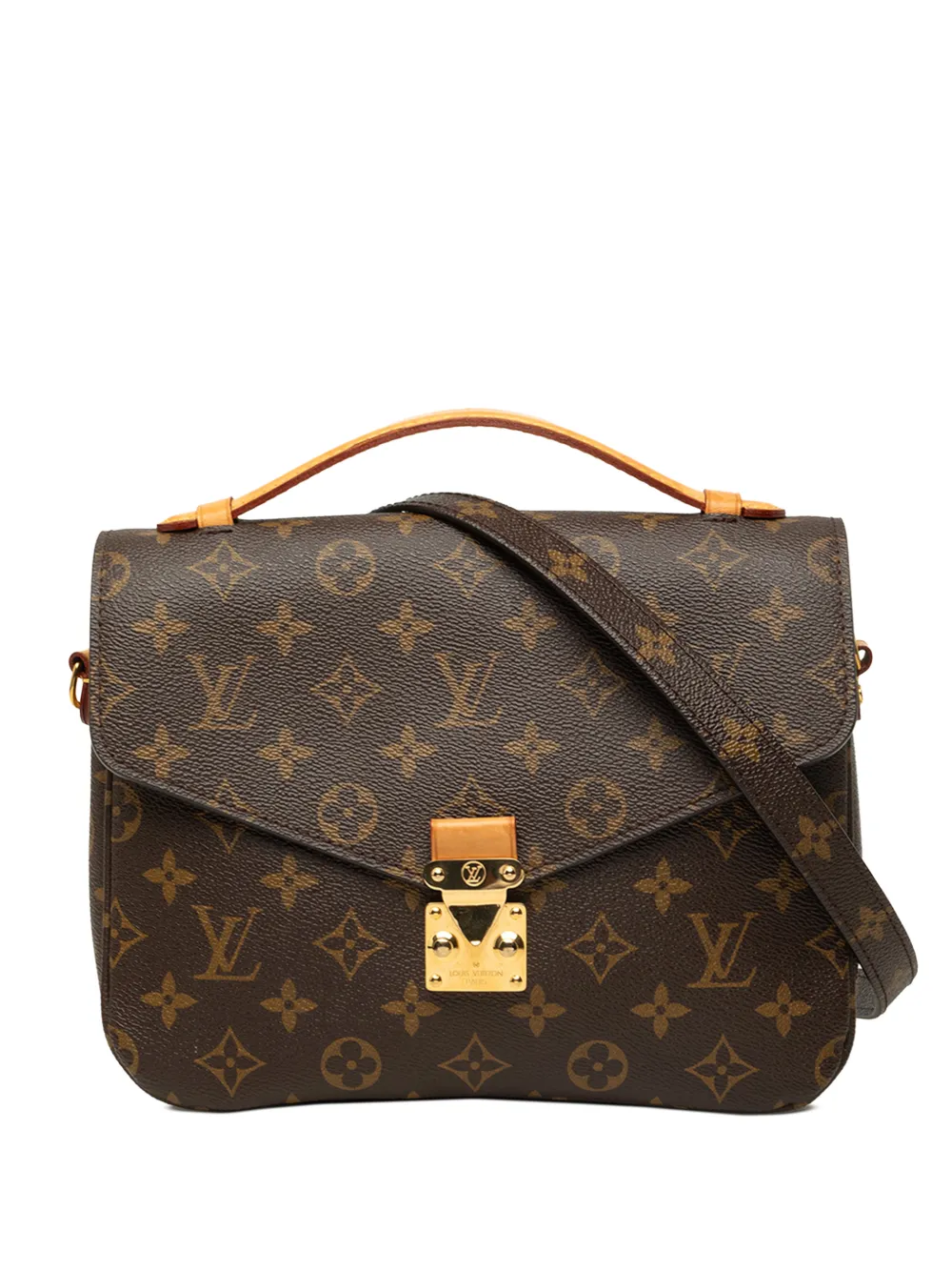 Louis Vuitton Pre-Owned 2017 Monogram Pochette Metis satchel - Braun