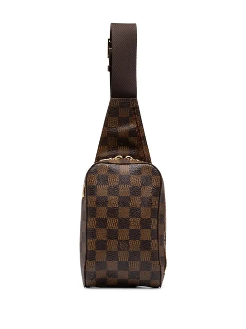 Louis Vuitton Pre-Owned sac à bandoulière Geronimos en toile Damier Ébène (2003)