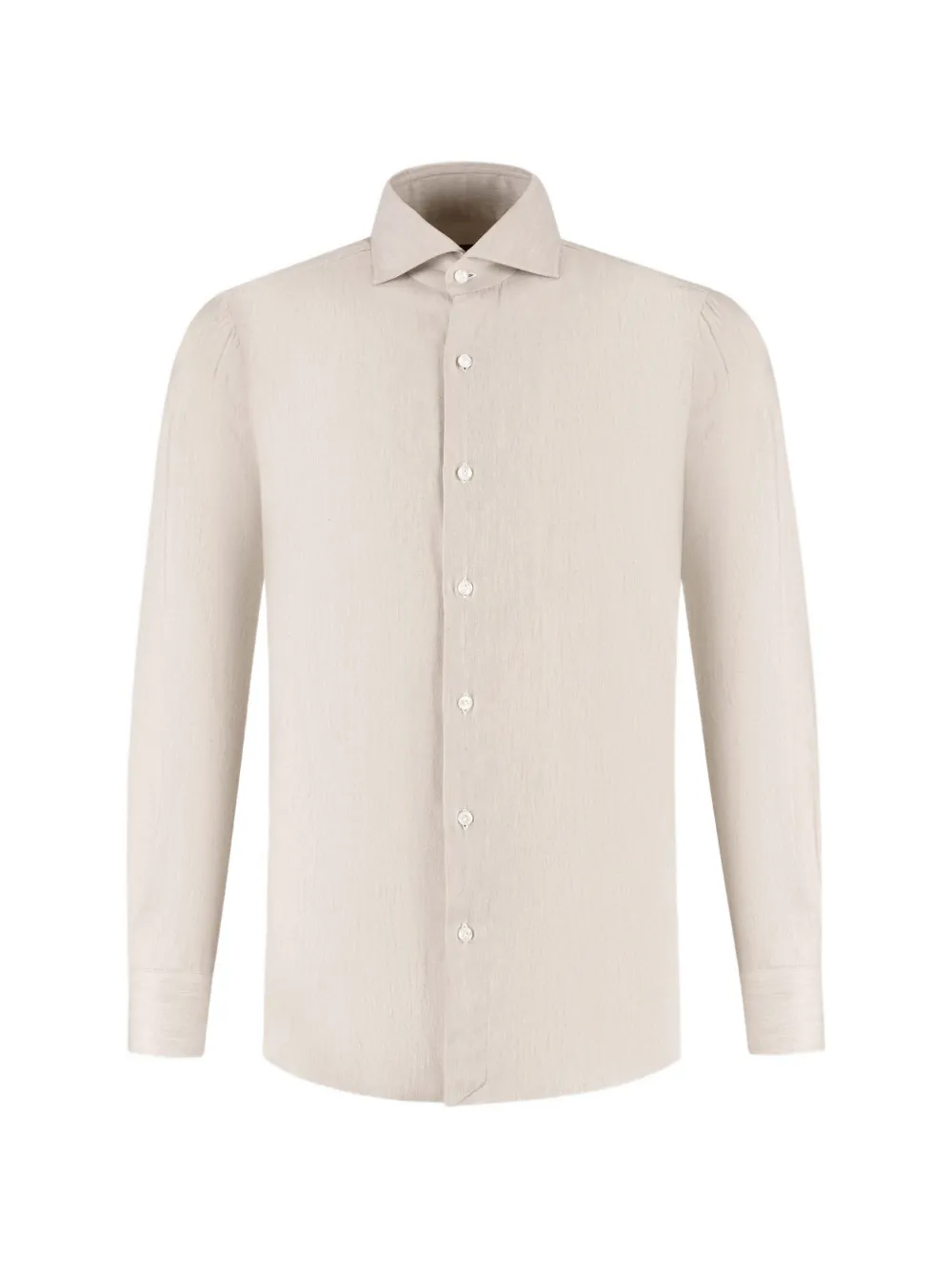 Finamore 1925 Napoli Napoli Traveller spread-collar button-up shirt - Toni neutri